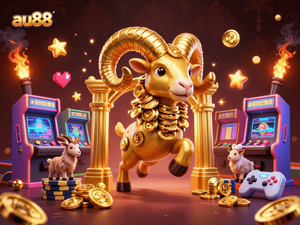 Experience thrilling gameplay through au88's vibrant casino world filled with engaging slot machines and characters.