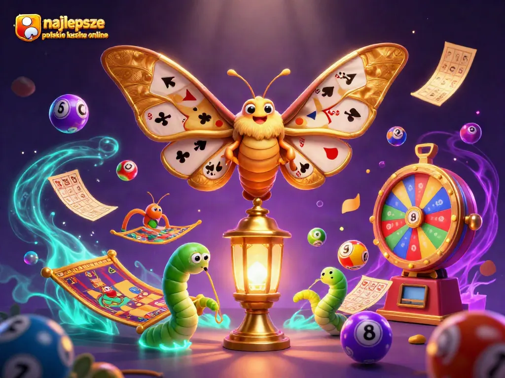 Experience the excitement of najlepsze polskie kasyna online with lottery-themed imagery and casino elements in action.