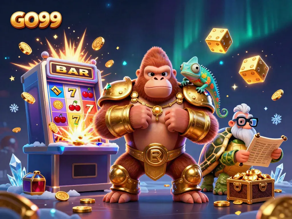 Engage with GO99's thrilling 3D casino experience featuring vibrant characters and dynamic jackpots.