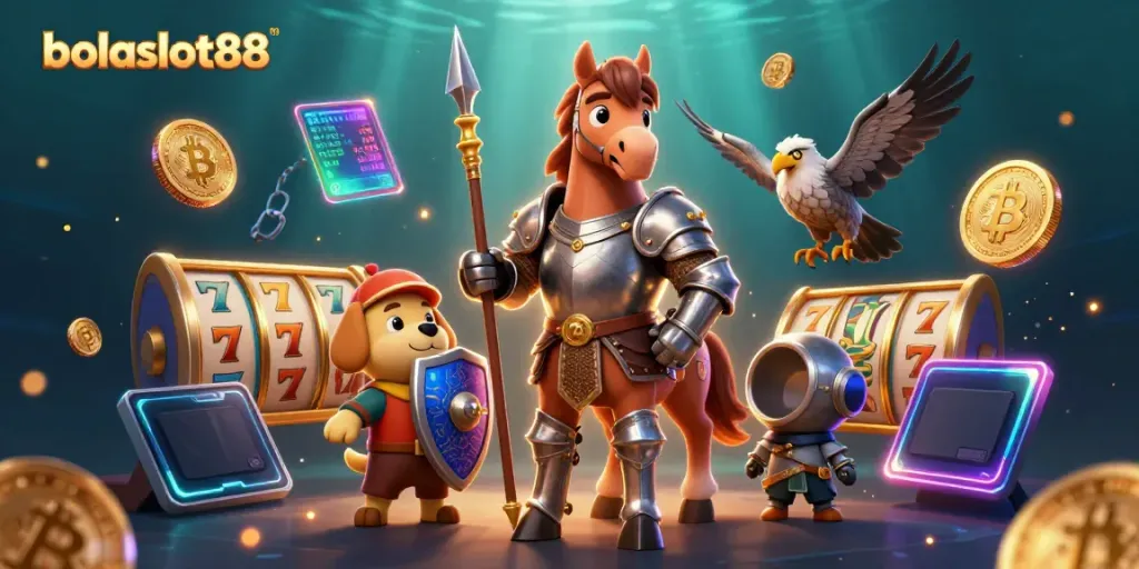 Spin the reels with bolaslot88 and experience kingdom adventures with knight, puppy, and falcon.