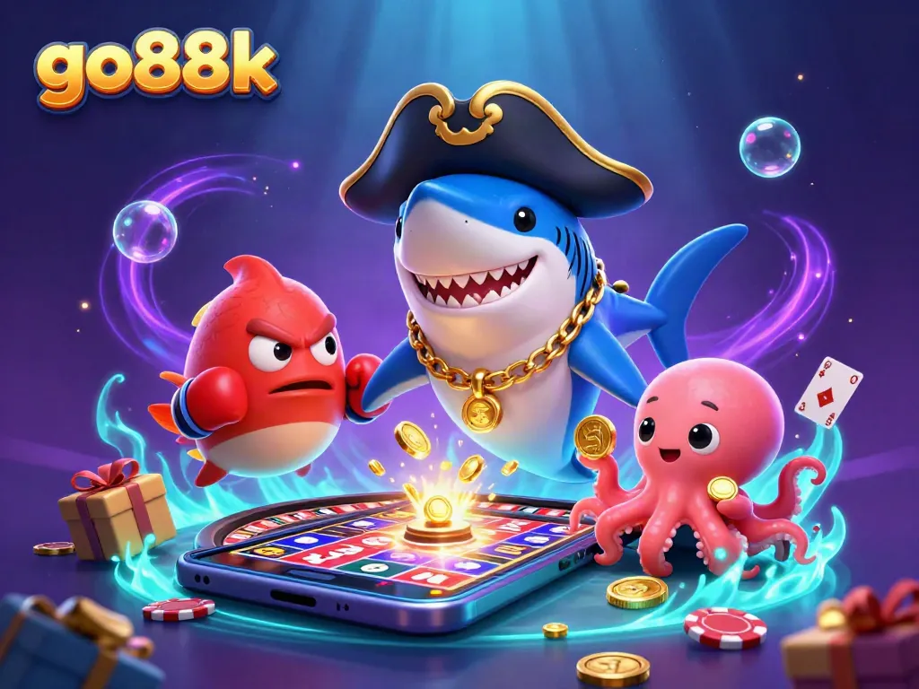 Engage with go88k and explore vibrant casino games amid dynamic 3D characters in action.