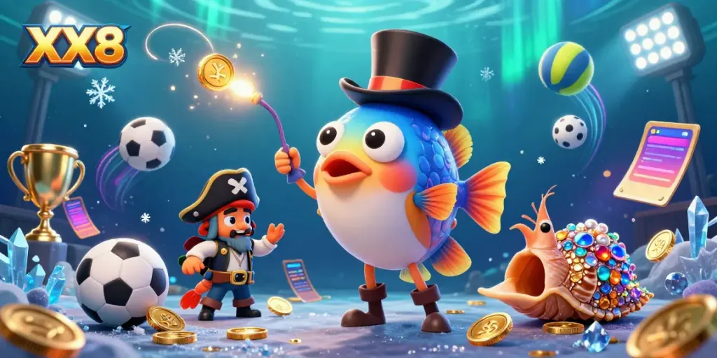 Catch golden coins in the depths with XX8’s thrilling underwater casino adventure.