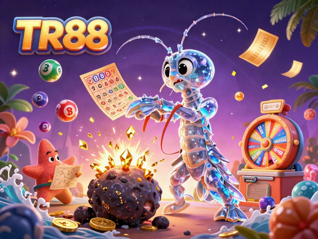 Experience TR88's vibrant casino adventure with a galactic samurai and golden treasures.