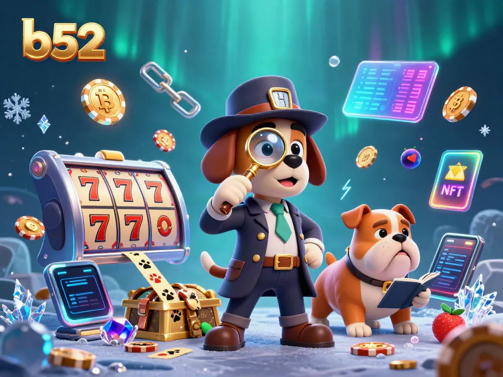 Engage with the b52 detective theme in a lively casino scene with luck and treasure.