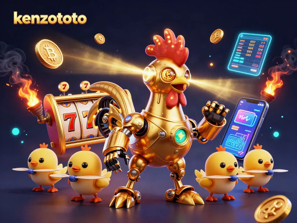 Experience winning strategies at kenzototo with an immersive casino game illustration.
