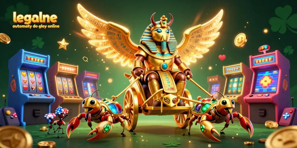 Experience thrilling legalne automaty do gier online with vibrant characters and exciting game elements.